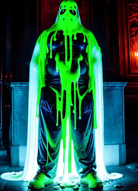 wslrtplsm plasma neon sghost from ghostbusters covered with fluorescent slime dripping <lora:locon_wasylartplasma_v1_from_v1_64_32:0.8>, in Buenos Aires, at the Recoleta Cemetery
epic character composition, <lora:add_detail:0.7>,
action show