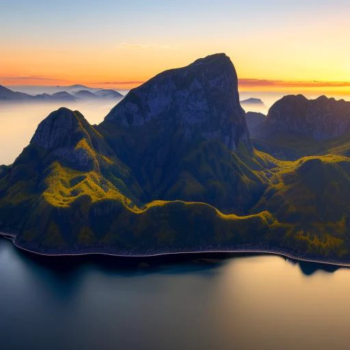 ((masterpiece)), ((best quality)), 8k, high detailed, ultra-detailed planet, cliff side reflecting off of clear water,