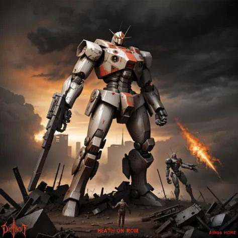 <lora:DEATH_METAL:0.85> deathmetal giant robot