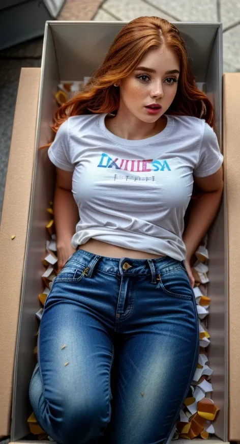 adorable, 1girl, 12 years old, Indonesian girl.  baby face, adorable face, light skin, chubby cheeks, happy, full body shot, visible knees, (face details: 1), (eye details: 1), ((sagging breasts)). ((Big breasts)). T-shirt, Cute posed. Perfect hands if visible, perfect finger if visible, proportional body, Ultra High Res. realistic: 1.4, UHD