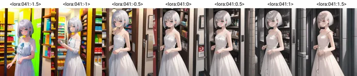 masterpiece,
1girl,
<lora:041:-1.5>white dress, grey hair, bob cut, shop,