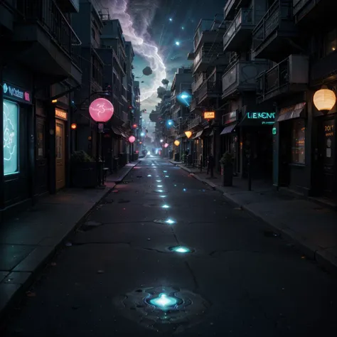 voidparadigm moonlit street at noon, neon theme, voidpsychic, astral background  <lora:Atomic_Undead:0.7> <lora:add_detail:0.5>