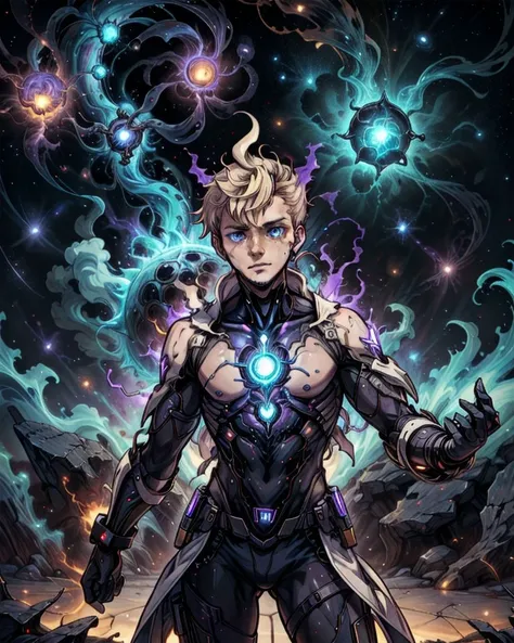 <lora:Atomic_Undead:0.7> voidparadigm, voidacolyte, atomic_undead, anonethanhayle01<lora:tangbohu-detailmaker_v2.5:0.7> <lora:tangbohu-detailer_1.0:0.7> <lora:tangbohu-line_1.0:0.7> the fabric of reality appears to warp and bend, creating a sensation of looking into an endless starless night <lora:kVoidEnergy-000001:0.27>V0id3nergy