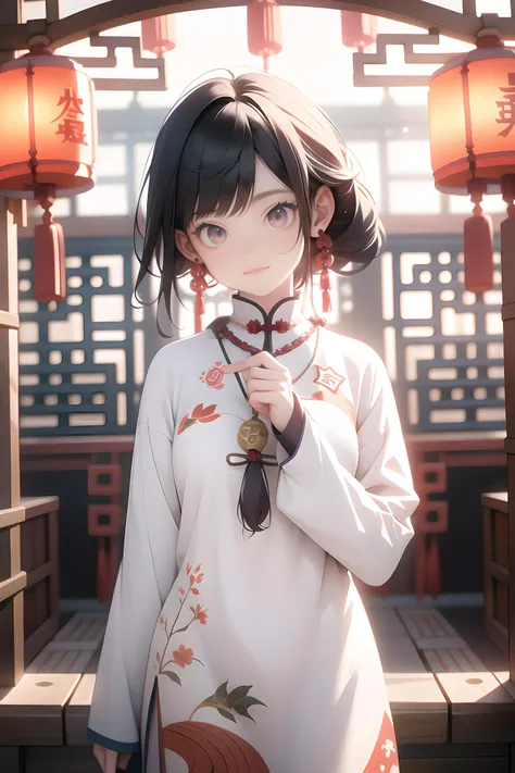 (masterpiece,best quality),1girl, <lora:whitev1.9-000002:0.7>,color,Lantern,chinese style, <lora:æ³å
:0.4>
