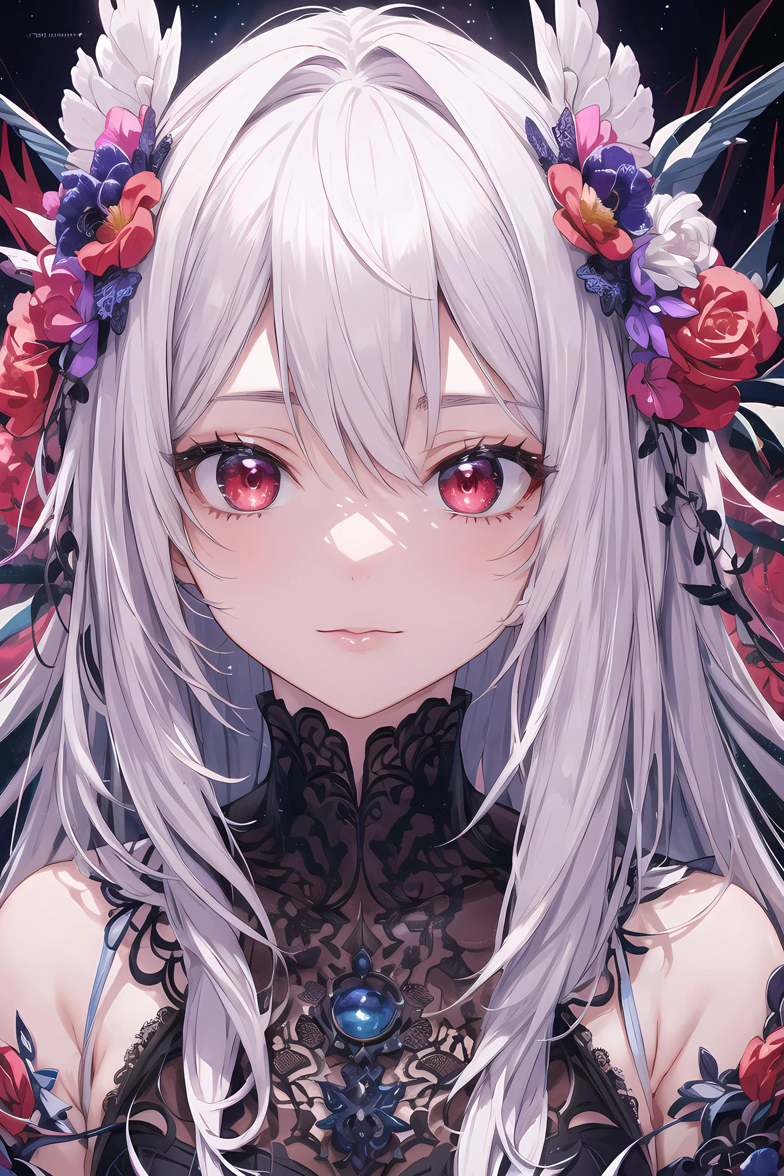 masterpiece, best quality, very aesthetic, ultra detailed, 4k, intricate details, perfect anatomy, bright colors, vivid colors, beautiful detailed eyes, 1girl, red eyes