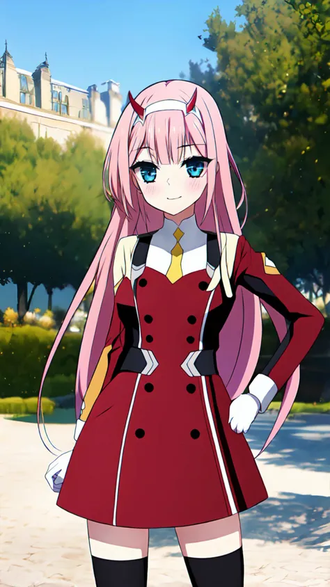 masterpiece, best quality,
<lora:andtheherowasneverseenagain.sd15.v1:1> heroneverseenagain
1girl, solo,
<lora:zerotwo_offset:0.8> zero two, \(darling in the franxx\), darling in the franxx, bangs, black eyeliner, blunt bangs,
