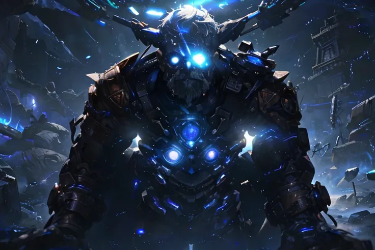 in-the-style-of-mecha (masterpiece:1.2 best-quality) (real-picture intricate-details)-real-shadows (1man GS- Masculine AS- Elderly-wrinkled-face old-berber-male:1.2) frail grey-eyes white-hair short-beard Style-GravityMagic portrait solo upper-body looking-at-viewer detailed-background detailed-face (bioshock-infinite-theme:1.1) large-wide-eyes dilated-pupils shadowmancer occultist intricate-necromancer-garments channeling glowing-inscriptions purple-mystical-energy calling-forth-eldritch-power occult-shop-background wind dark-clouds ethereal-atmosphere