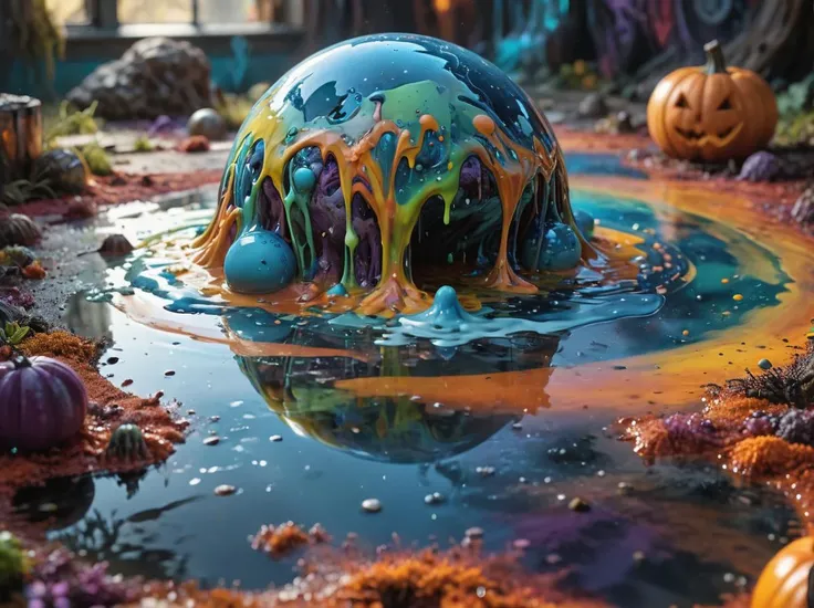 Abstract style Alien-themed Gothic style splash art,a quirky liquid full shot of a woman,splash style of paint,Pixar style,Halloween colors,hyper detailed intricately detailed,fantastical,intricate detail,splash screen,liquid,gooey,slime,splashy,fantasy,concept art,8k resolution,melting,complex background,intricate detailed,bright colors,fantasy,concept art,digital art,intricate,oil on canvas,expert,insanely detailed,4k resolution,<lora:d\EnvyZoomSliderXL01:-0.8>, . Dark,mysterious,haunting,dramatic,ornate,detailed . Extraterrestrial,cosmic,otherworldly,mysterious,sci-fi,highly detailed . Non-representational,colors and shapes,expression of feelings,imaginative,highly detailed