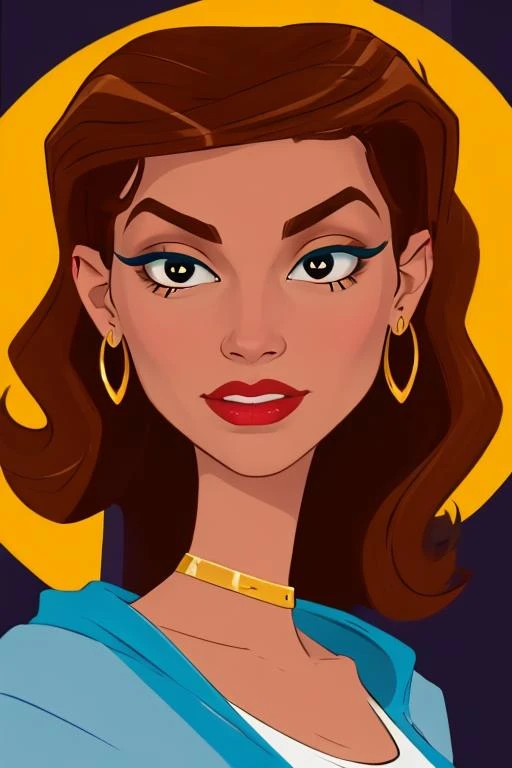 (extremely detailed 8K, high resolution, ultra quality), <lora:tendertroupe_v2.2:0.8>, <lora:6teen_YummyMummy:0.5> yummy_mummy, brown hair, hoop earrings