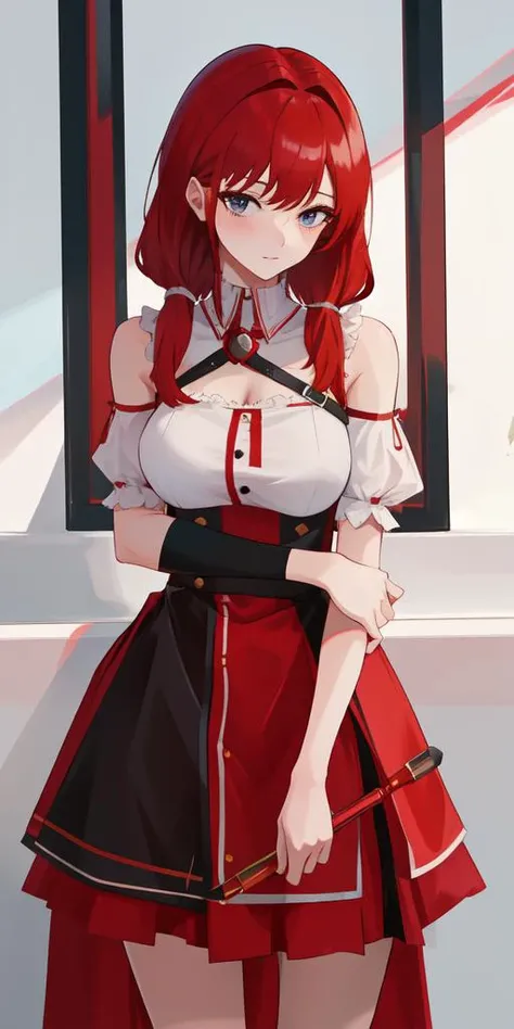 <lora:LiarV1.0:1.5>, 1girl, masterpiece, best quality, high quality, absurdres, highres, red hair,
