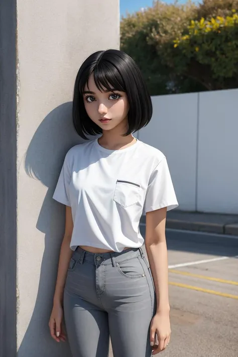 professional photo of 1girl, kaorin, black hair, medium hair, full body, kaorin, black hair, white shirt, grey jeans, outdoors, (AS-Young:0.6), slim small body,
detailed skin, detailed eyes, detailed face,
volumetric light, highrez, masterpiece, best quality, complex detailed background,
<lora:KaorinLoRA:0.75:MIDD>