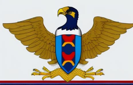 fictional country_flag,colors,hd quality,full complete,symbols,detailed,with falcon symbols