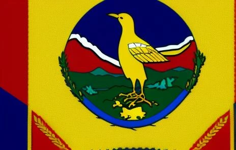 fictional country_flag,colors,hd quality,full complete,symbols,detailed,with bird symbol