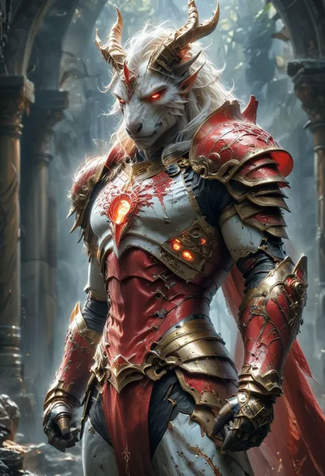 ((Standing, 1boy, epic battle, red white armor, Full armor, lighting vein, Mystical beautiful background fantasy, fmb)),(((masterpiece, extremely detailed, focused flash photo, amazing quality, best quality, hyper detailed, ultra detailed, HDR, UHD, perfect anatomy, dof, hyper-realism, majestic, awesome, inspiring, ray light, RAW photo, extremely details, stunning, high quality, photorealistic , beautiful, symmetrical eyes, symmetrical face, dramatic lighting, detailed atmosphere, intricate details, volumetric lighting, high resolution, upscaled, 16k, best quality, hyper detailed, ultra detailed, ultra high definition, super sharp focus, great detail of textures))),