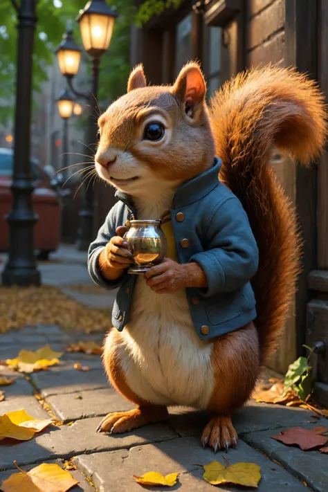 by (((Don Bluth) and Evgeny Lushpin) and John Atkinson Grimshaw) and Antonio J. Manzanedo of man and his pet squirrel , shallow depth of field <lora:more_art:0.30> <lora:RMSDXL_Enhance:0.50> <lora:RMSDXL_Creative:0.50> <lora:RMSDXL_Photo:0.25> <lora:RMSDXL_Darkness_Cinema:0.50> <lora:clothing_slider:3.00> <lora:great_lighting:1.50> <lora:aesthetic:1.50> <lora:photorealistic_portrait:0.75> <lora:extremely_detailed:1.25> <lora:dpo:0.25> <lora:perfect_hands:0.50>
