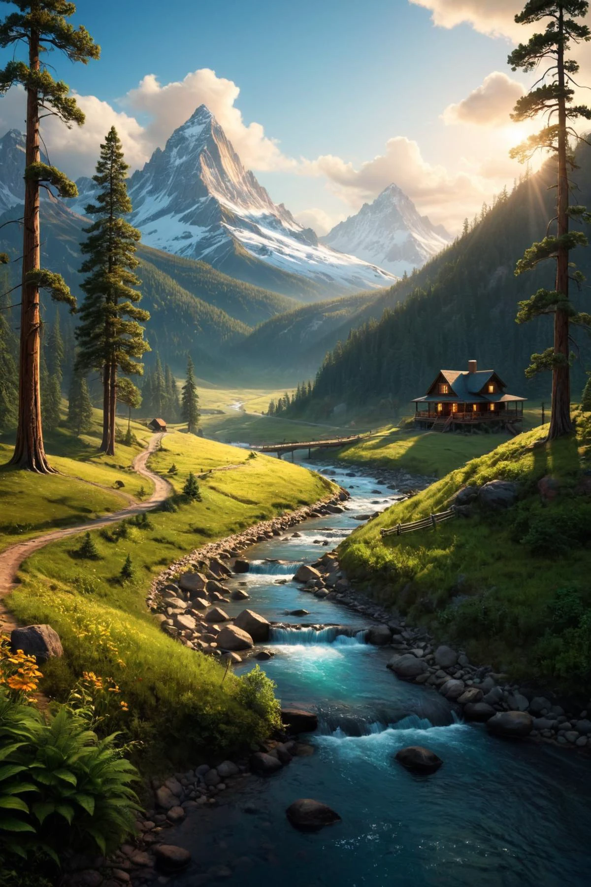 by Ross Tran and Genndy Tartakovsky in the style of Terry Redlin, landscape <lora:more_art:0.35> <lora:RMSDXL_Enhance:0.50> <lora:RMSDXL_Creative:0.50> <lora:RMSDXL_Photo:0.50> <lora:RMSDXL_Darkness_Cinema:0.50> <lora:clothing_slider:1.50> <lora:great_lighting:1.50> <lora:aesthetic:1.50> <lora:looking_at_viewer:1.50> <lora:photorealistic_portrait_v2:0.25> <lora:attractive_v2:0.15> <lora:extremely_detailed_v2:0.25> <lora:add_detail:0.25> <lora:perfect_eyes:0.25> <lora:perfect_hands:0.50> <lora:midjourney:-0.15>
