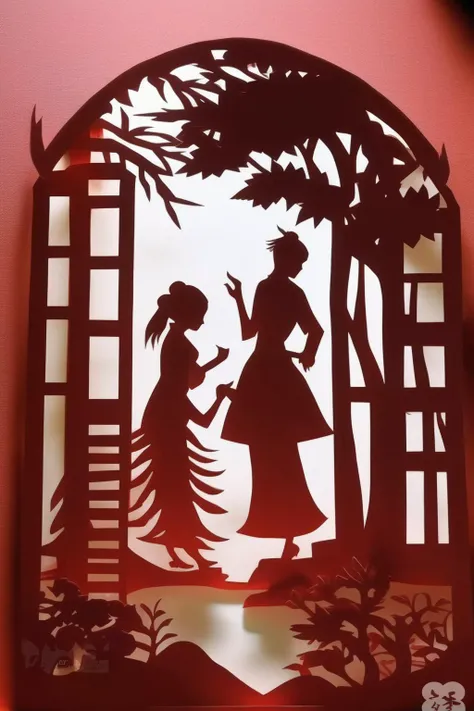 <lora:KIRIGAMI:1>KIRIGAMI - [0zjcx9b9u20w4sg7] According to Jiaxing Paper Cuttings and Haining shadow play, a new illustration was designed