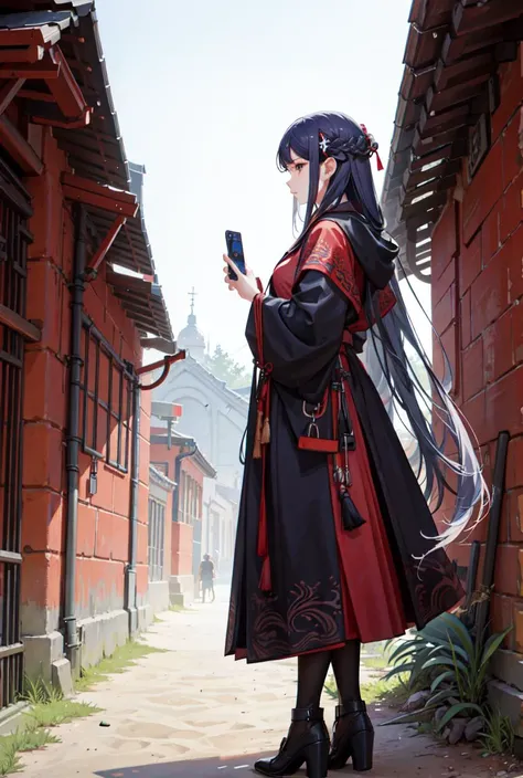 best quality, high_resolution, distinct_image, detailed background ,habok,girl