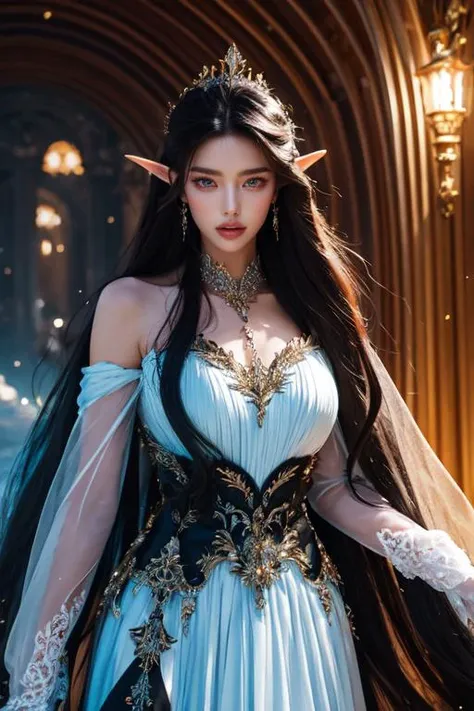 (otherworldly), highly insanely detailed, masterpiece, top quality, best quality, highres, 4k, 8k, RAW photo, (very aesthetic, beautiful and aesthetic), cereza,bayonetta,mole under mouth,
<lora:bayonnetaV5:0.3>,
1girl, solo focus,
Tower13_Gizelle,
a beautiful elvish girl,
underground facility, (fantasy world)âââ