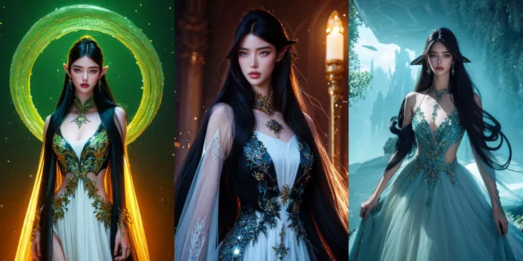 (otherworldly), highly insanely detailed, masterpiece, top quality, best quality, highres, 4k, 8k, RAW photo, (very aesthetic, beautiful and aesthetic), __lazy-wildcards/cosplay-char/bayonetta/bayonetta/main__,
<lora:bayonnetaV5:0.8>,
1girl, solo focus,
Tower13_Gizelle,
a beautiful elvish girl,
__lazy-wildcards/dataset/background__, (fantasy world)âââ