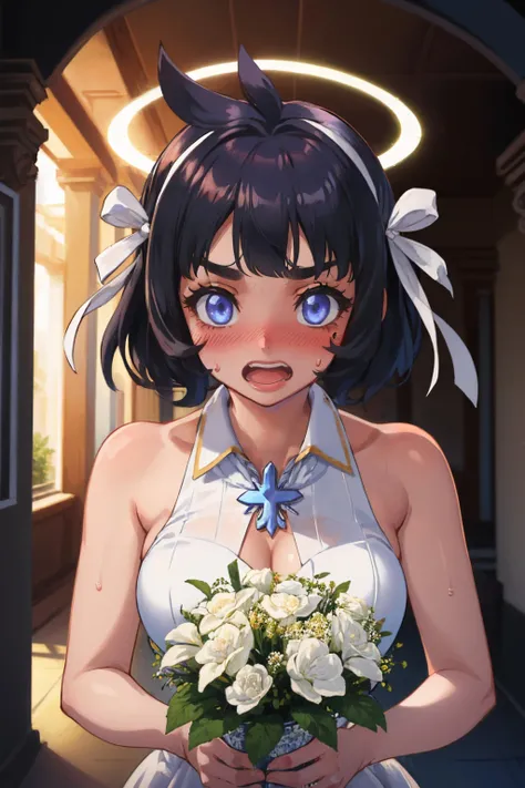 Moaning in pain, feeling pain, tearing, sore, crying, bust botox, sleeping beauty on back, wet skin and hair, hard breasts, black hair, (White shirt, naked lower body, torn, mid-chest torn shirt, no underwear, shirt covers Live ass), (make her hestia:1.5), twintails, perfect body, open (perfect body, small ke), fashion realistic, high-definition sysie details, photography , sharpness, unique 850 4, koda850 k portrait camera, f1.6 lens, rich colors, super realistic texture, spectacular light texture, surreal art, Cinestil 800 fashion mechanism, scared to tears, full of tears, obey the pain, moan in pain, grimace in pain