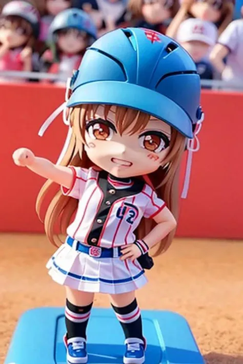 <lora:0849Hshiina:1>,shiina,baseball uniform,<lora:blindbox_v1_mix:1.1>,full body,(chibi:1.5),looking_at_viewer,nendoroid,