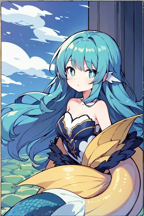 masterpiece,best quality,upper body,1girl,Strapless mermaid gown,yellow theme,illustrator \(medium\),isometric,cloud hair,blank eyes,bright pupils,from outside
Negative prompt: (EasyNegative), (bad-hands-5), an6, verybadimagenegative_v1.3, (worst quality, low quality:1.2), (missing fingers, missing hands, missing legs:1.4) (extra limbs, extra fingers, extra hands, extra legs:1.4), (mutate fingers, mutated hands, mutated legs:1.4), (malformed hands, malformed fingers, malformed legs:1.4), (poorly drawn hands, poorly drawn face), (text, signature, watermark, username),nsfw,
Steps: 20, Sampler: DPM++ 2M Karras, CFG scale: 5, Seed: 2217744294, Size: 512x768,
