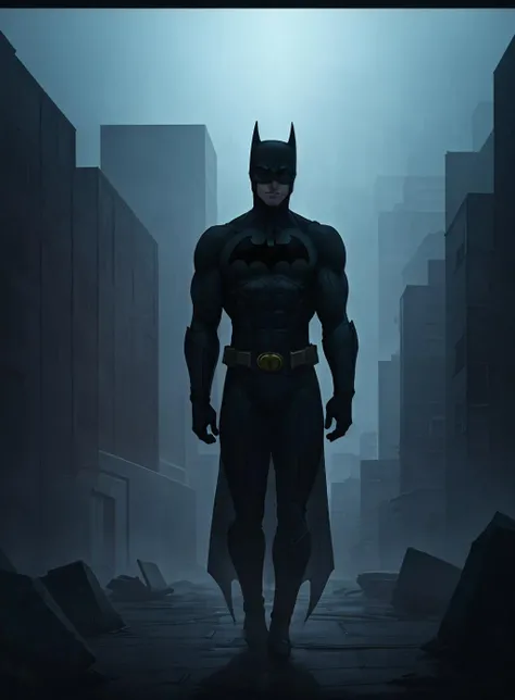 Make Batman look at the moon,I want the image in black and white 