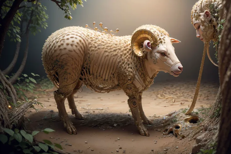 ((best quality)), ((masterpiece)), ((ultra realistic)), (((highly intricate details))), does AI dream of electric sheep, full body, closed eyes, not to clean, stunning quality picture, beautiful intricately detailed, DOF, realistic light, Dust in air, <lora:wowifierV3:0.5> <lora:bubble:0.55> <lora:M4rbleSCNEWCIVIT(1):0.8>