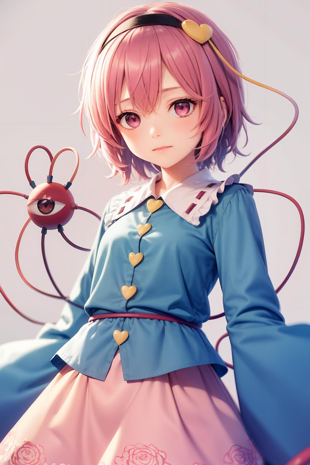komeiji satori (touhou) 古明地觉 东方project v1.0