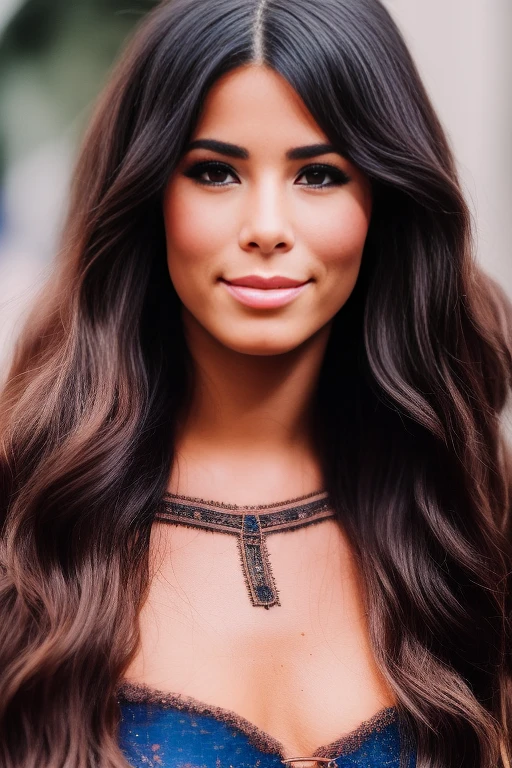 Highest Quality, masterpiece, (soft diffused lighting), Highly detailed photo, of (attractive woman michellerabit with Luxuriant hair), portrait, perfect face, alluring eyes, (wearing shoulder sash and suspender skirt:1.2), (highly detailed skin), freckles, (tattoos:0.6), toned body, voluminous breasts, sfw, (key light:0.5), split lighting portrait, medium depth of field, photographed on a Canon EOS R6, 100mm lens, F/4 aperture, (hyperdetailed, intricate details), sharp focus, 8k, absurdres, 8mm film grain