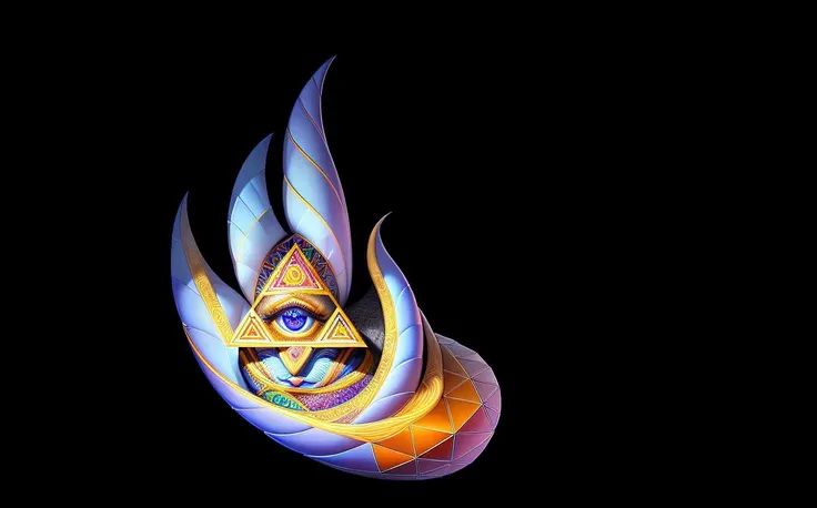 (Alex gray art:1.5), (tool band art:1.3), (fractal:1.3), (triangles:1.4), serene, realistic detailed eyes, realistic face details, vibrant details, finely detailed, masterpiece, best quality, extremely detailed, 2K, 4K, 8k, 16k, 32k, 12k, HD, UHD, HDR, High quality texture, intricate details, detailed texture, extremely detailed, High quality shadow, a realistic representation of the face, dramatic light, Ray tracing, perspective, (LSD:1.3), (kundalini energy:1.3), (recursive sacred geometry pattern flower of life:1.3), (third eye:1.3), (alex gray:1.2), (pyramid:1.2), third eye, spirit energy, (geometric patterns:1.3)