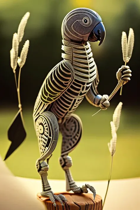 dreamcatcherstyle <lora:dreamcatcher_model-000008:0.95> parrot