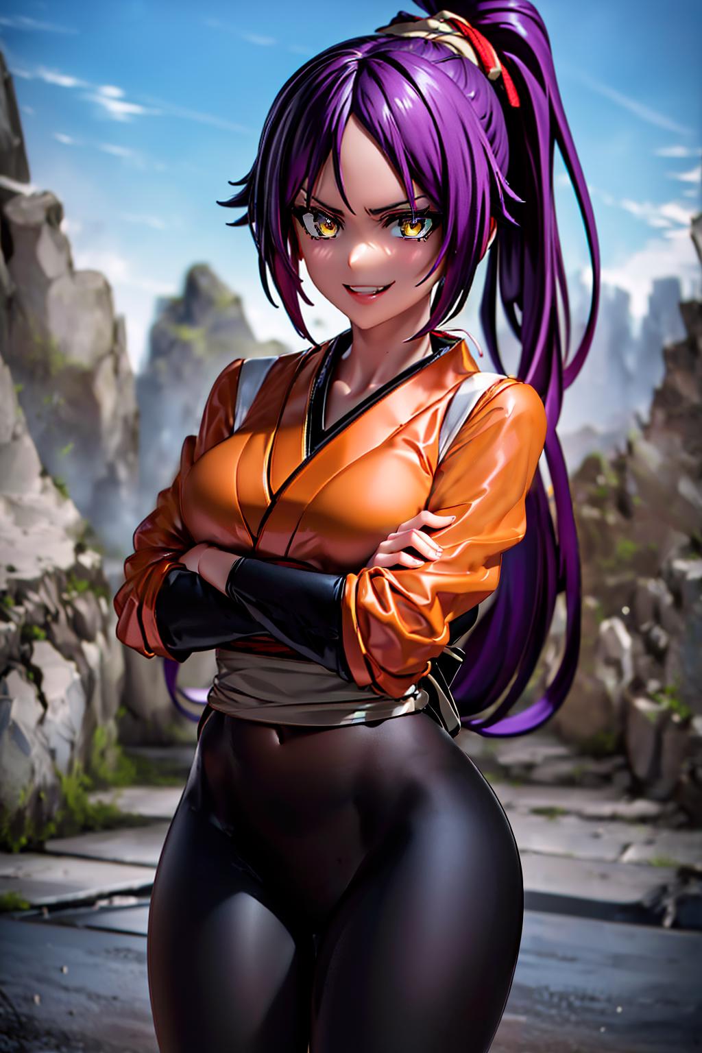 Shihoin Yoruichi | 四楓院 夜一 - Bleach | ブリーチ [Neural Da Vinci] v1.0