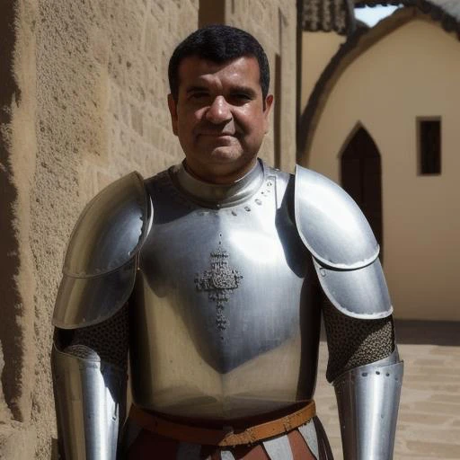 celsoricardo1, Portrait of a A man in beautiful armor in the medieval land