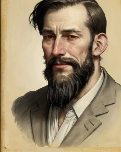 a man, style of Abbott Handerson Thayer
