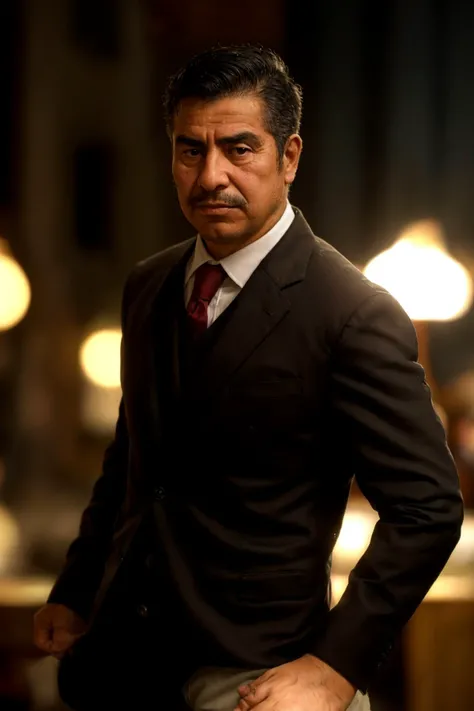 cinematic film still a chilean man . shallow depth of field, vignette, highly detailed, high budget, bokeh, cinemascope, moody, epic, gorgeous, film grain, grainy
