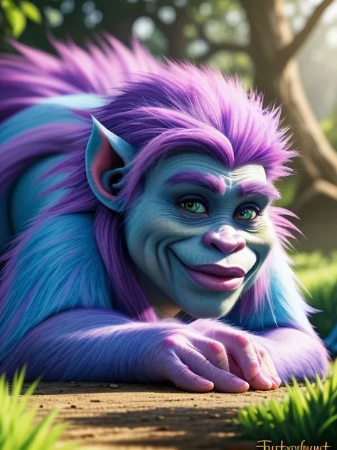 Masterpiece, Best Quality, ultrarealistic photography, real life, colorful, amazing, perfect lighting, bright colors, dramatic, dynamic, cinematic lighting, hyperrealism, intricate details, epic, realism, 
([ Candice King|Pamela Anderson]), (trolls:1.3) transformation, incredibly detailed background scene, 
 <lora:LCM_LoRA_Weights_SD15:1>