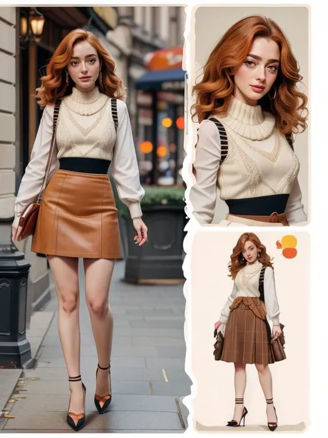 <lora:LCM_LoRA_Weights_SD15:0.8> XGRAPH-Real-Kinkau,  (CharacterSheet:1.2), (multiple views, full body, upper body, headshot, reference sheet:1.3)
Angela_Moongarden wearing
sweater vest, pencil skirt, and mary jane pumps
 Multiple views of the same character in the same outfit.   <lora:CharacterDesign_Concept:1.0>