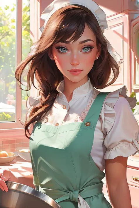 DEN_elise_lauren,
(baking in a bright kitchen wearing an apron, pinny, baking, cooking, chef, apron:1.2),
bokeh, f1.4, 40mm, photorealistic, raw, 8k, textured skin, skin pores, intricate details <lora:epi_noiseoffset2:1>, epiCRealism <lora:ClothingAdjuster3:-1>