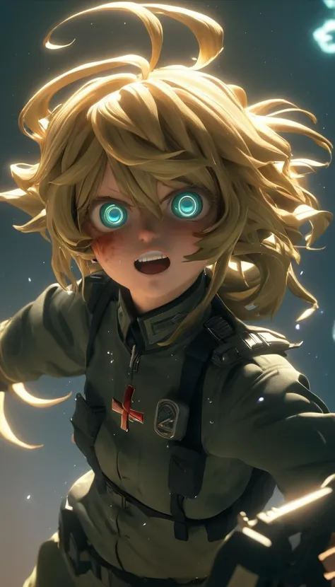 Cinematic scene, hero view, Tanya Degurechaff , Youjo Senki, action pose, detailed background, masterpiece, best quality, high quality, absurdres <lora:tanya_degurechaff_xl_v4:1>, (Extremely Detailed Oil Painting:1.2), glow effects, godrays, Hand drawn, render, 8k, octane render, cinema 4d, blender, dark, atmospheric 4k ultra detailed, cinematic sensual, Sharp focus, humorous illustration, big depth of field, Masterpiece, colors, 3d octane render, 4k, concept art, trending on artstation, hyperrealistic, Vivid colors, extremely detailed CG unity 8k wallpaper, trending on ArtStation, trending on CGSociety, Intricate, High Detail, dramatic, absurdes