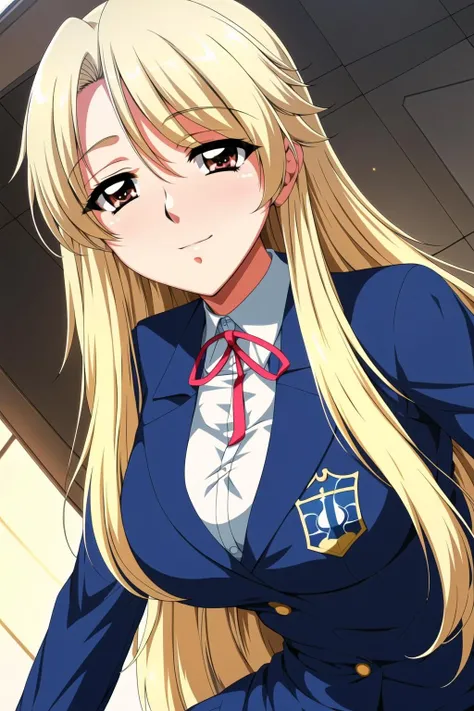 (day),Simple White Background,
Standing at attention,
blazer,blue suit ,red bow tie,neck ribbon, ribbon, school uniform,long sleeves,
<lora:Midori_Shouji_Houkago2-KK77-V1:0.7>,
blonde hair,long hair, Bangs,, hair ribbon, Blue_Eyes,
<lora:Mariana_Luciano_NON_VIRGIN-KK77-V1:0.3>,<lora:more_details:0.1>,
1 girl, 20yo,Young female,Beautiful Finger,Beautiful long legs,Beautiful body,Beautiful Nose,Beautiful character design, perfect eyes, perfect face,expressive eyes,perfect balance,
looking at viewer,(Focus on her face),closed mouth, (innocent_big_eyes:1.0),Light_Smile,
official art,extremely detailed CG unity 8k wallpaper, perfect lighting,Colorful, Bright_Front_face_Lighting,shiny skin,
(masterpiece:1.0),(best_quality:1.0), ultra high res,4K,ultra-detailed,
photography, 8K, HDR, highres, absurdres:1.2, Kodak portra 400, film grain, blurry background, bokeh:1.2, lens flare, (vibrant_color:1.2),professional photograph,
(Beautiful,large_Breasts:1.4), (beautiful_face:1.5),(narrow_waist),