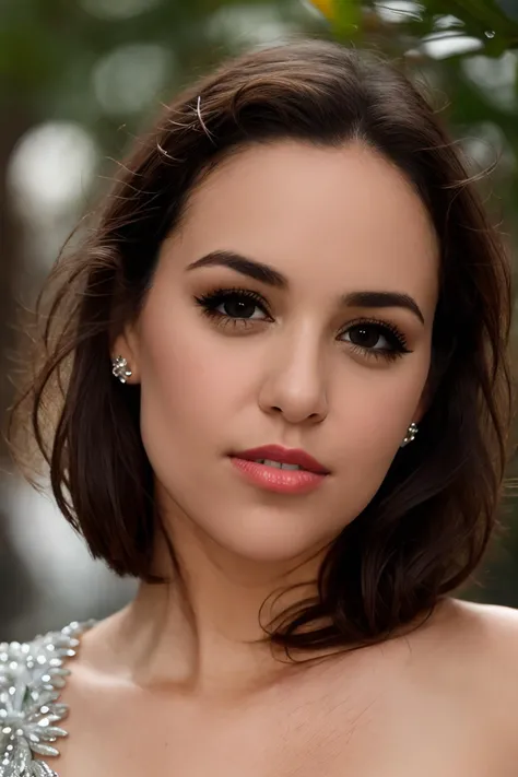 photo of [MF-SD15-V1:0.5], with a serious look on her face, woman as a  star, modelshoot style, photo of the most beautiful artwork in the world, Intricate, High Detail, Sharp focus, dramatic, (Looking straight at the camera), (detailed pupils:1.3), (modern outfit:1.2), (closeup), (red lips), (eye shadow), RAW photo, film still,  award winning scene, interesting setting, detailed background, (high detailed skin:1.2)