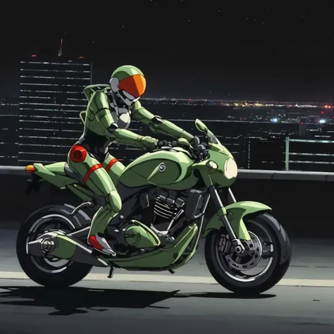 <lora:LinnaYamazaki002:0.7>,<lora:add_detail:0.5>,<lora:noline:0.3>,<lora:boldline:-0.3>,
night,city,
motorcycle,landing,hardsuit,