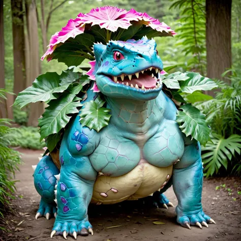 professional portrait photo, venusaur female humanoid pokemon anthro animal hybrid