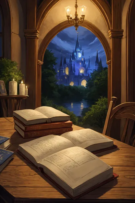 high quality,
Fairy Tale book, table