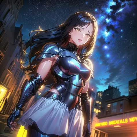 best quality, 8k, 
 <lora:leihuojian:0.9:lbw=OUT0.8>, [excellent painting:(retro style:0.8), detailed hantai anime, ([lustrous skin| detailed skin texture]:1.2) :5], concept-art, <lora:add_detail:0.75>, very clear image, (natural and health fingers:1.2)
 [ pink lipstick, expressionless : ( [lustrous lip| detailed texture on lips], detailed iris:1.1) : 0.75], semi-transparent clothes, good_anatomy, very natural clothes groin around breasts  , jewelry, [blue hair, dk_rimuru : : 0.5], elegant dressing, 
<lora:LowRA:0.45>, headpiece,  retro-futuristic, <lora:Sagging Breasts v1:0.8> (Successive orgasms, Sanpaku, breasts apart, sagging breasts:1.25)  <lora:ChichiBukuro:1:lbw=MIDD>, mechanical armor, (huge breasts, gigantic-long-sagging-breasts, hanging breasts : 1.8), [covered nipples : Breastplate : 0.25], masterpiece, [perfect anatomy, (perfect hand:0.6) :  (perfect hand:0.8): 0.1]