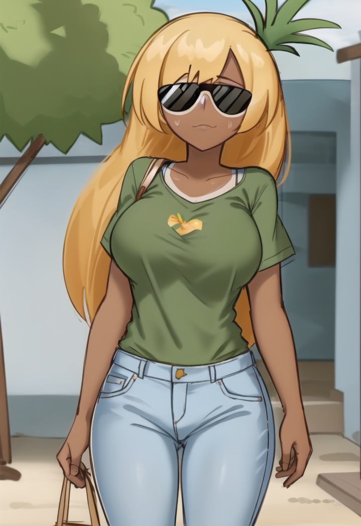 Pineapple Toppin' Gal (Pizza Tower) LoRA v1.0