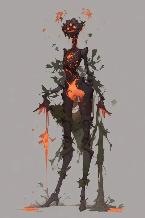 score_9,score_8_up,score_7_up,score_6_up,
anthropomorphic,a horror (robot:1.2) make of (rocks:1.2),lava,crack,moss,
complex detailing,simple background,
concept art,digital painting,<lora:Alien_Concept_Art:1>,, masterpiece, best quality,