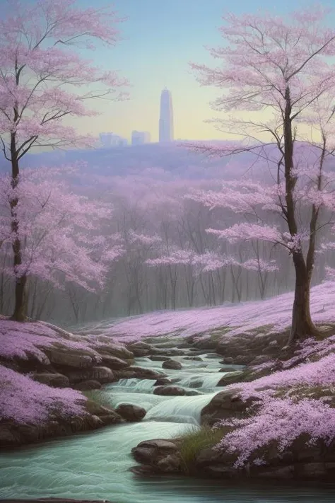 scenic landscape of a spring in northeast by Costa Dvorezky , Eva Svankmajerova , Sydney Parkinson
